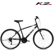 [케이투바이크] MTB 로건26GS 26인치 21단 완조립, 로건26GS(레이브) 매트블랙, 조립+사은품C
