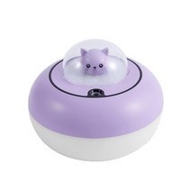 다다윈디 휴대용 usb 초음파 컬러풀 컵 아로마 디퓨저 쿨 미스트 메이커 공기 가습기 청정기 with light for car home, 벽돌색