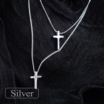 동방박사 주얼리 SILVER(더블십자가) 목걸이