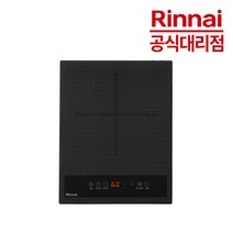 린나이 1구 인덕션 RIH-100N 빌트인 전기레인지 1구 터치식 전기렌지
