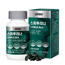 [총 6개월분] GNM 스피루리나 180정 X 2병/ 비타민D 아연 엽록소, 단품, 2개