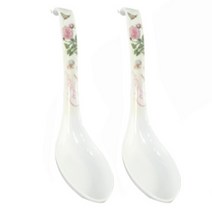 큰접시용 덜어먹는 숟가락 스푼 빅사이즈 우동스푼 서빙스푼 2개 화채 중식 뷔페