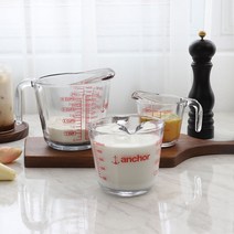 오메가키친 앵커호킹 계량컵 강화유리 내열 비커 250ml 500ml 1L 전자레인지 식기세척가능 OMG, 02.앵커 호킹 계량컵 500ml