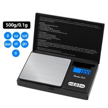 계량 저울 정밀 미니 전자 포켓 디지털 스케일 골드 스털링 실버, 05 500g 0.1g, 05 500g 0.1g
