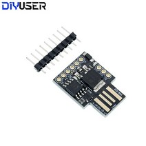 아두이노키트 프로그래밍 전자 아두이노 모듈 부품 블루 검정 tiny85 digispark kickstarter 마이크로 개발 보드 arduino iic i2c usb용 모듈, attiny85 검정