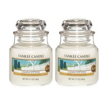 양키캔들 자캔들 소, 2개, 클린코튼