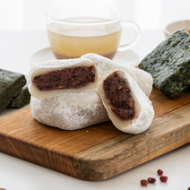 건영 왕 찹쌀떡 모찌떡 120g x16개입 (아침대용 개별포장떡) 당일생산 당일발송, 기본흰찹쌀떡16개