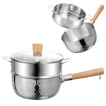 미니 스테인레스 편수냄비 인덕션 스텐찜기 라면 생선 만두 찜기, 18cm_냄비뚜껑만