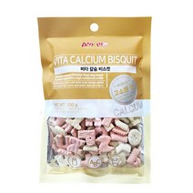 애니펫 비타칼슘 비스켓 100g 강아지 과자 간식, 1개