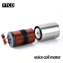 소형모터 초소형 보이스 코일 모터 리니어 빅 스트로크 최대 4-45mm 2N ~ 700N Monophasic 원통형 스프링, 02 Thrust3N-Stroke5mm