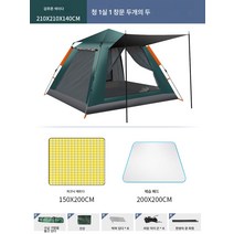 캠핑 아웃도어 텐트 천막 햇빛 가리개 자외선 차단 피크닉 공원 그늘막 캠핑 비막이 전자동 속개, 홈에디션(짙은녹색블랙접착제2.1M)