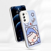 Cinzela 삼성 갤럭시S21/S21플러스/S22/S22플러스/S21FE용 귀여운 만화폰케이스