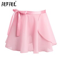 Bowknot Girls Skirts 기본 클래식 시폰 미니 스커트 봄 여름 발레 댄스 파티 캐주얼 Pull-On Wrap Kids Skirt Clothes