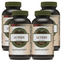 GNC 지엔시 GNC 4병 루테인 Lutein 20mg 60정, 4개