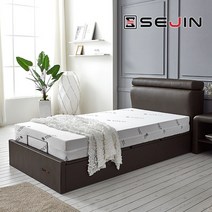 세진침대 마루 모션베드+180T베이직폼매트리스S, 단품