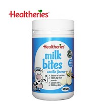 [헬서리스] Healtheries milk 밀크 바이츠 바닐라맛 50정