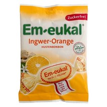 엠오이칼 무설탕 캔디 사탕 진저 오렌지 75g 슈가프리