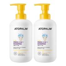 [1+1](NEW) 아토팜 프레쉬 2in1 샴푸 460ml (키즈), 2개