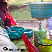 [안전발전소] SEATOSUMMIT 씨투써밋 엑스 보울 시리즈 그릇 폴딩보울 백패킹그릇, 블루, 1개