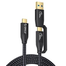 오리코 20Gbps C to C PD USB 3.2 Gen2 x 2 고속충전 케이블 100W PD, ACC32, 0.3m
