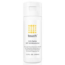 안티에이징 SPF 30 선스크린 모이스처라이저 페이스 크림 비타민 C E amp Hyaluronic Acid - 넓은 스펙트럼이 다크 스팟을 차단합니다. 과색소침착 - 얼굴 목 또