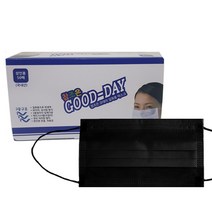 참조은산업 국산 비말차단 일회용 덴탈 마스크 MB필터 화이트 블랙 대형 50매, 50매입, 1박스