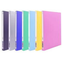 A4 PP 스프링파일 스프링화일 (군) 상철 파일철, 흑색