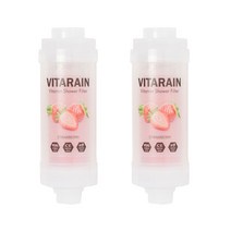 비타레인 잔류염소제거 비타민 샤워필터 딸기 2개