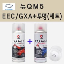 삼성 뉴QM5 EEC GXA 블랙메탈릭 스프레이 페인트 + 투명스프레이