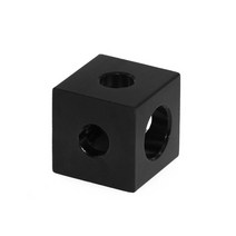 프린터 부품 교체 알루미늄 블록 큐브 프리즘 커넥터 휠 레귤레이터 코너 v-슬롯 3, 를 입력