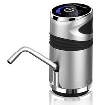 가정용 휴대용 워터 usb 충전 물병 알칼리 워터 디스펜서 전기 펌프 자동 버튼 터치 컨트롤 갤런 병 식수 스위치 홈 오피스, CHINA_Black