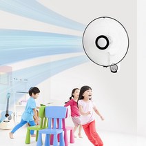 제트팬 16인치 가정용 업소용 벽걸이 선풍기 압도적인 풍량 리모컨 3단계 바람세기 풍량 모드 수면모드 ON, UMF-R6121W