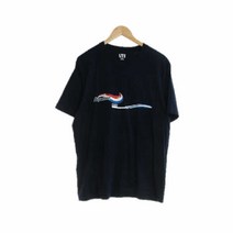 유니클로 네이비 면 라운드반팔티 남자 M [105] 5099