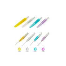 휴대용 덴트프로 치간칫솔 6P 4종택1 치태 치석 제거, 0.7mm