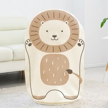 다샵 패브릭 지퍼식 선풍기 커버, 1개, 라이언 브라운
