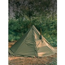 부시크래프트 야외 캠핑 TC 코튼 피라미드 텐트 장작 난로 굴뚝 팔각 탑장, 03. 텐트 2개[텐트 2개 필요]