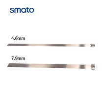 스마토 스테인리스 스틸타이 스텐 케이블타이 스텐타이 1봉 100개 세트, 4.6mm, 152mm