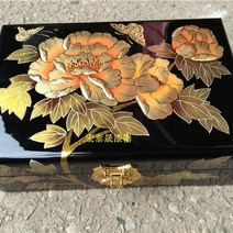 자개장 보석상자 돈궤 시계 나비장 엔틱 할머니 선물, 21x14x8 나비 사랑의 꽃