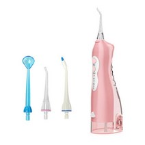 치아 장치 전기 치실 휴대용 클리너 세척 구강 물 악기 미적분 Waterpick, 03 Pink