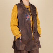 다오네우리옷 여자-해인 좁쌀 인견 롱조끼 생활한복(개량한복)