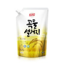 주방세제 트리오 곡물설거지 현미 1.2L, 주방세제 트리오 곡물설거지 현
