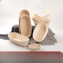 교정 발효 반느통 위커 사워 도우 타원형 반죽 등나무 등나무 빵 바구니 68 바구니, 타원형35157(800-1000g)