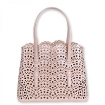 ALAIA 알라이아 23SS 여성 펀칭백 미나25 웨이브 토트백 스몰 살몬 - 기타