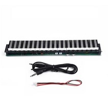 스펙트럼 분석기 led 컬러 스크린 음악 5v 또는 12v 스테레오 vu 미터 표시기 음악 20 세그먼트 led 레벨 디스플레이, 한개옵션0