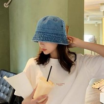 청모자 데님 버킷햇 HAT36 남여공용 벙거지모자