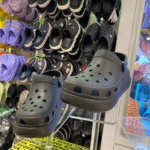 크록스 여성 클래식 크러쉬 클로그 블랙 (207521_001)