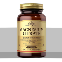 SOLGAR 솔가 마그네슘 시트레이트 60개입, 1통, 60정