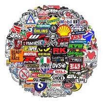 80 pcs 오토바이 스티커 차 모토 헬멧 스폰서 데칼 세트 야마하 ktm 스즈키 가와사키 혼다 bmw ducati, 랜덤 80개