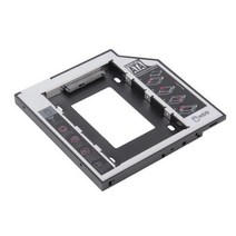 하드디스크 외장하드 2nd SATA Optibay HDD 캐디 12.7mm 노트북 2.5 SSD 하드 드라이브 트레이 DVD 브래킷, 01 as shown, 한개옵션1