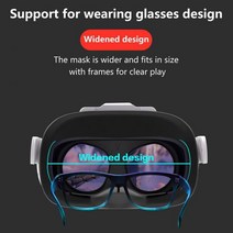 오큘러스 퀘스트 2 VR 쿨링팬 빛 누출 방지 마그네틱 설치 헤드셋 공기 순환 라디에이터, WHITE